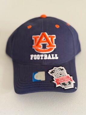 2014 Vizio Auburn Navy and Orange Football Cap